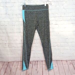 Win Win Sport Gray &  Green Woman's Yoga  Leggings M  New
